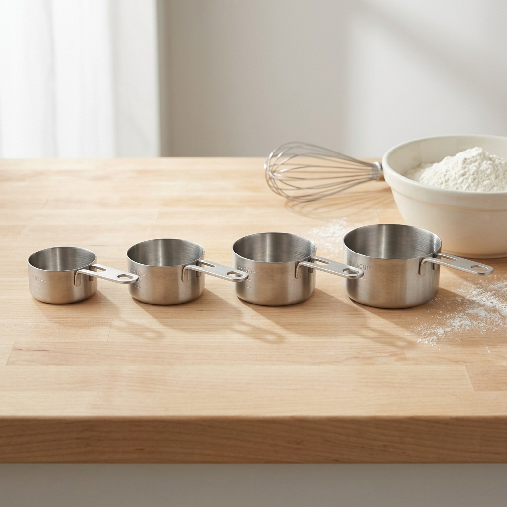 Edelstahl Messbecher Set